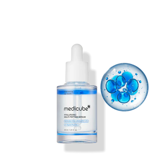 medicube Suero multipéptido hialurónico para brillar y calmar 30ml