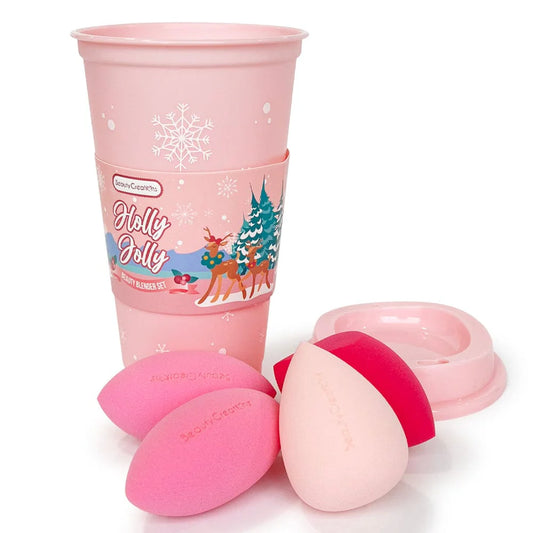 Beauty Creations Oh Deer Christmas - "Holly Jolly" Beauty Blender Cup