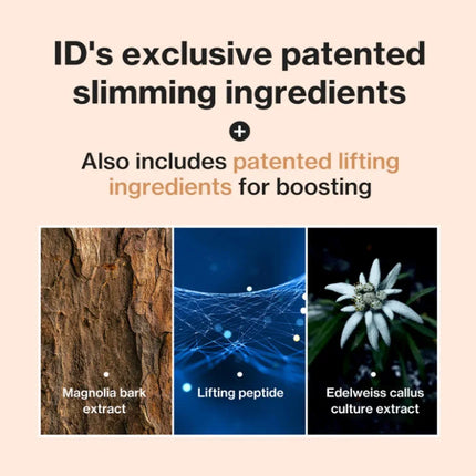 idplacosmetics Face Fit Minus Band V3 4unidades - Banda de máscara de hidrogel para una línea en V contorneada