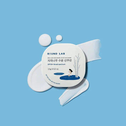 Round Lab Cushion solar hidratante con bloqueo UV SPF50+ de amplio espectro 15g