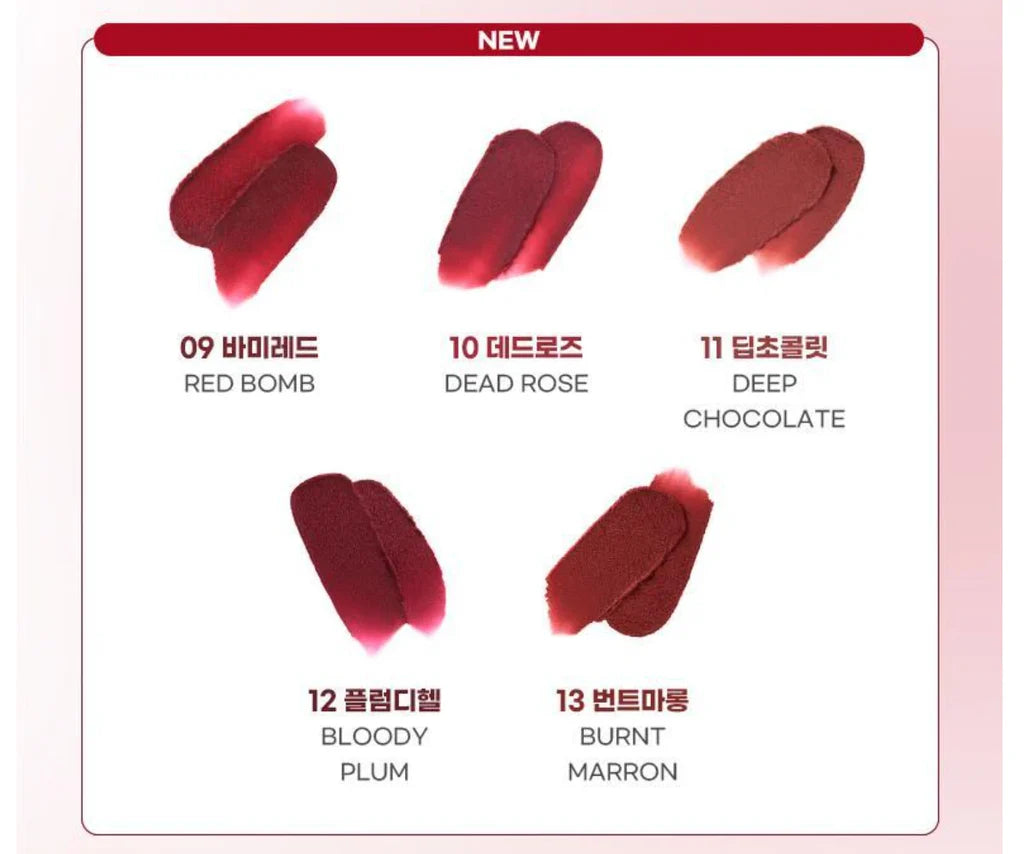 Colorgram Nude Blur Tint | Tinte para labios y mejillas mate de terciopelo suave