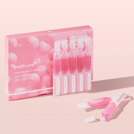 MEDICUBE PDRN Pink One Day Serum - 1set (1.5ml x 10pcs)