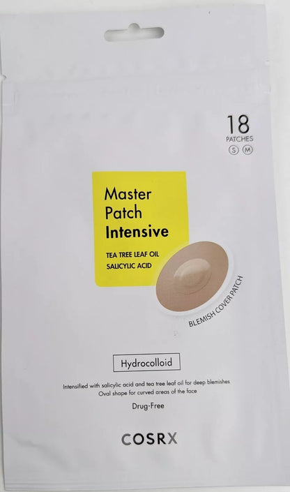 COSRX Parches hidrocoloides intensivos Master Patch 18 unidades