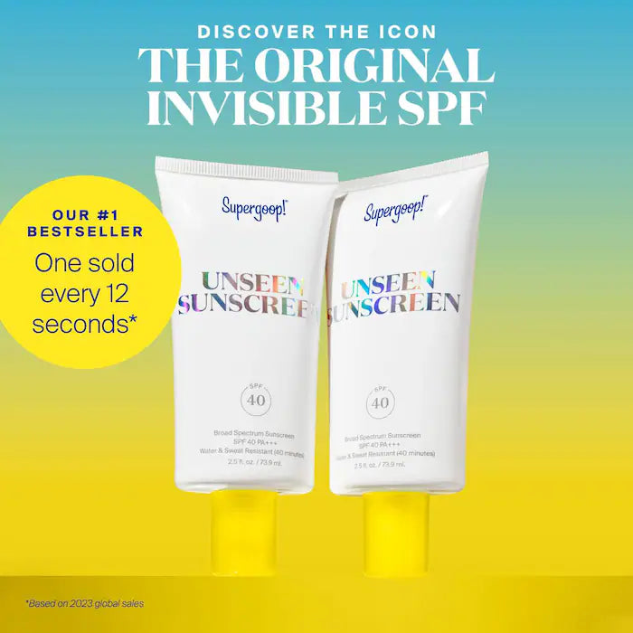 Supergoop! Mini Unseen Sunscreen Invisible Broad Spectrum SPF 40 PA +++