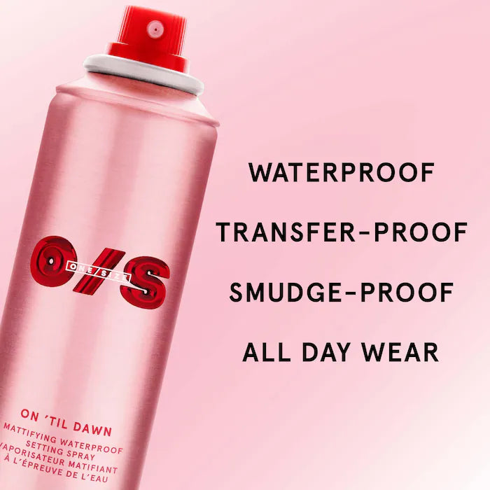 One Size Spray fijador matificante resistente al agua On 'Til Dawn 143ml