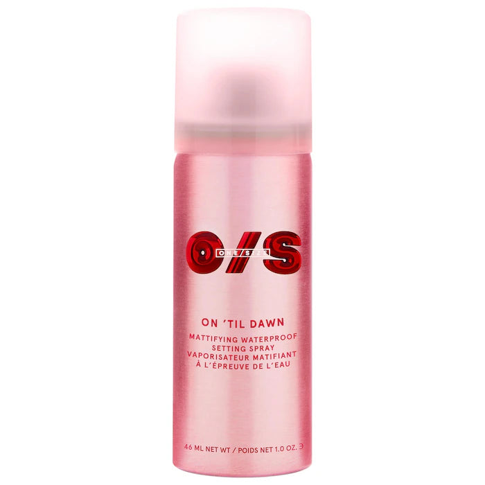 One Size Spray fijador matificante resistente al agua Mini On 'Til Dawn 46ml