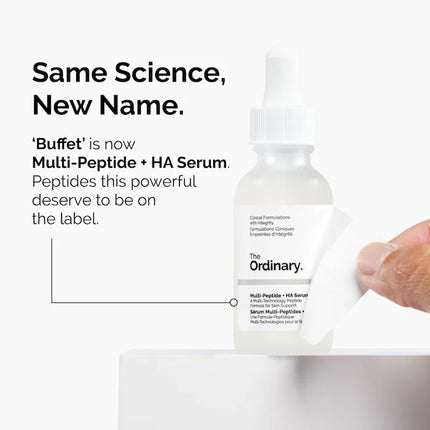 The Ordinary - Multi-Peptide + HA Serum para firmeza y elasticidad