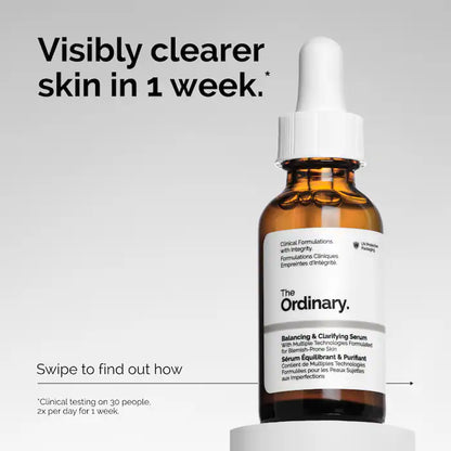 The Ordinary Balancing & Clarifying Serum -Suero equilibrante y aclarante para pieles con imperfecciones