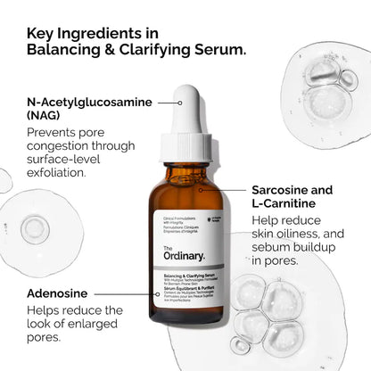 The Ordinary Balancing & Clarifying Serum -Suero equilibrante y aclarante para pieles con imperfecciones