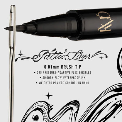 KVD Beauty Mini Tattoo Liner Delineador de ojos líquido resistente al agua