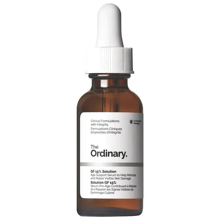 The Ordinary  Suero GF 15% para una reparación visible de la piel y las arrugas