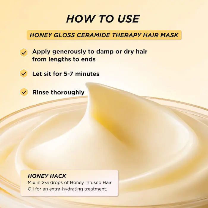 Gisou  Honey Gloss Ceramide Therapy Hydrating Hair Mask 75ml