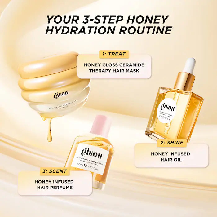 Gisou  Honey Gloss Ceramide Therapy Hydrating Hair Mask 75ml