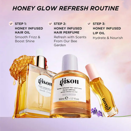 Gisou  Mini perfume capilar con infusión de miel, bayas y lavanda 15ml