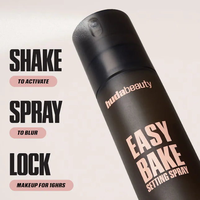 Easy Bake Blurring Setting Spray with 16-Hour Wear 100ml Huda