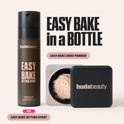MINI Easy Bake Blurring Setting Spray with 16-Hour Wear 30ml Huda