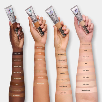 IT Cosmetics  Mini CC+ Cream Full Coverage Color Correcting Foundation with SPF 50+ 12ml