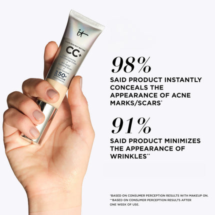 IT Cosmetics  Mini CC+ Cream Full Coverage Color Correcting Foundation with SPF 50+ 12ml