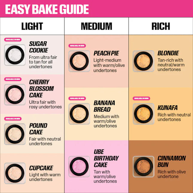 Huda Beauty Easy Bake Loose Baking & Setting Powder Standard Size