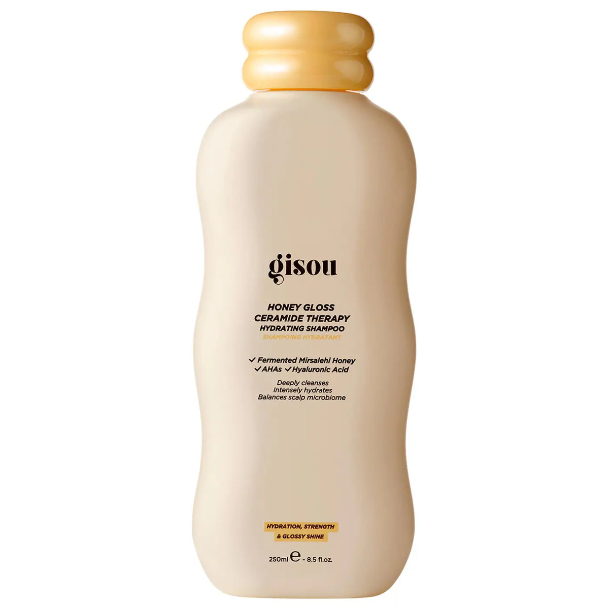 Gisou  Mini Shampoo hidratante Honey Gloss con ceramidas 75ml