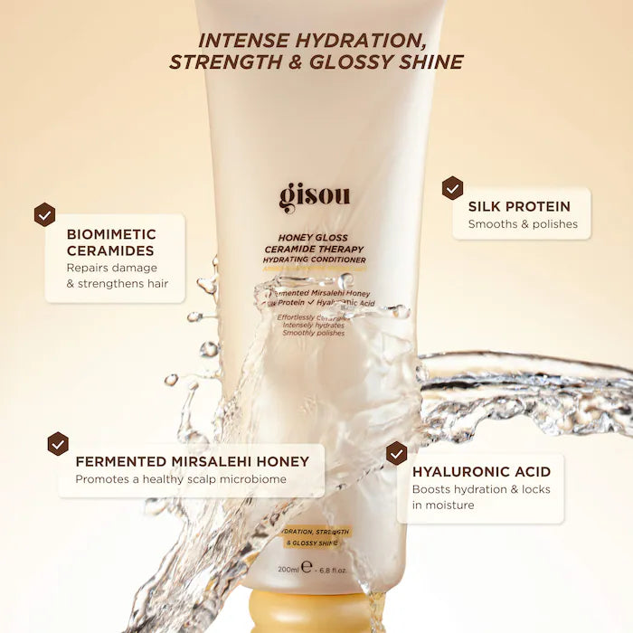 Gisou  Honey Gloss Ceramide Therapy Hydrating Conditioner