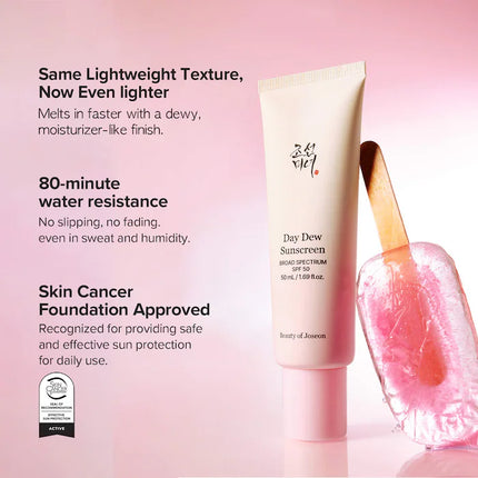 Beauty of Joseon  Day Dew Sunscreen Lightweight SPF 50