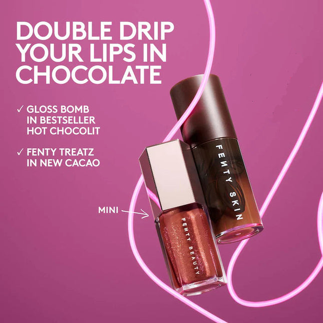 Fenty Chocolit Treatz Lip Luminizer + Lip Oil Duo