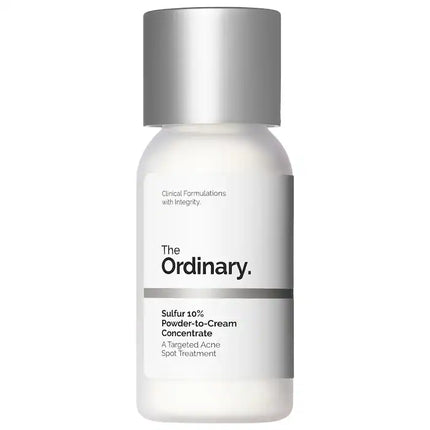The Ordinary Sulfur 10% Powder-to-Cream Tratamiento localizado para el acné