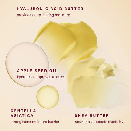 Rare Beauty Find Comfort Lip Butter Balm + Overnight Mask with Hyaluronic Acid Butter