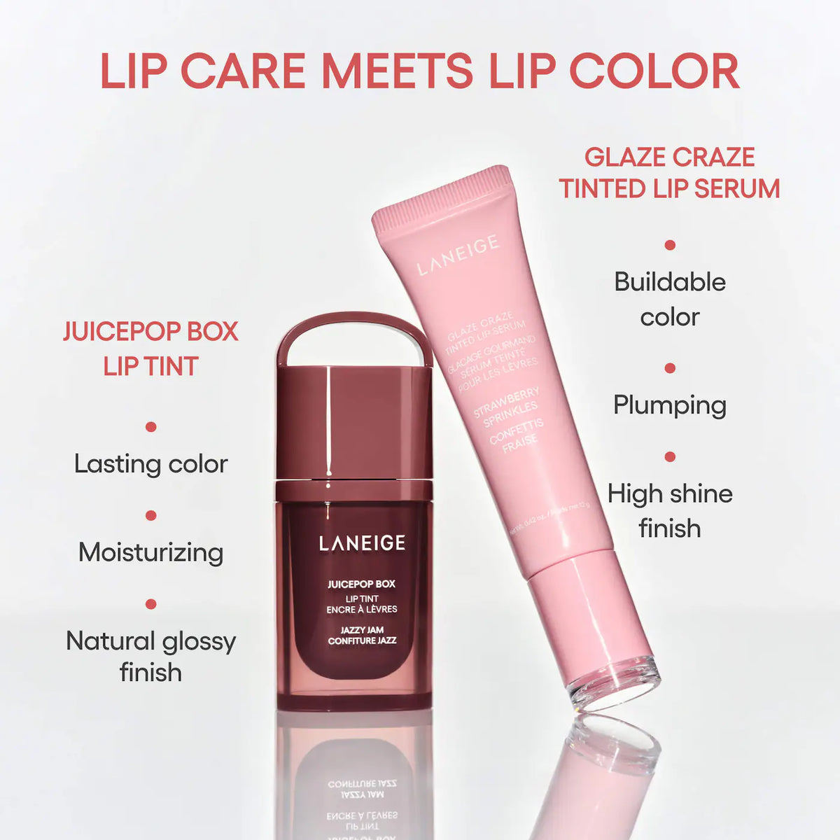 LANEIGE JuicePop Box Lip Oil Stain 12HR Hydrating Tint