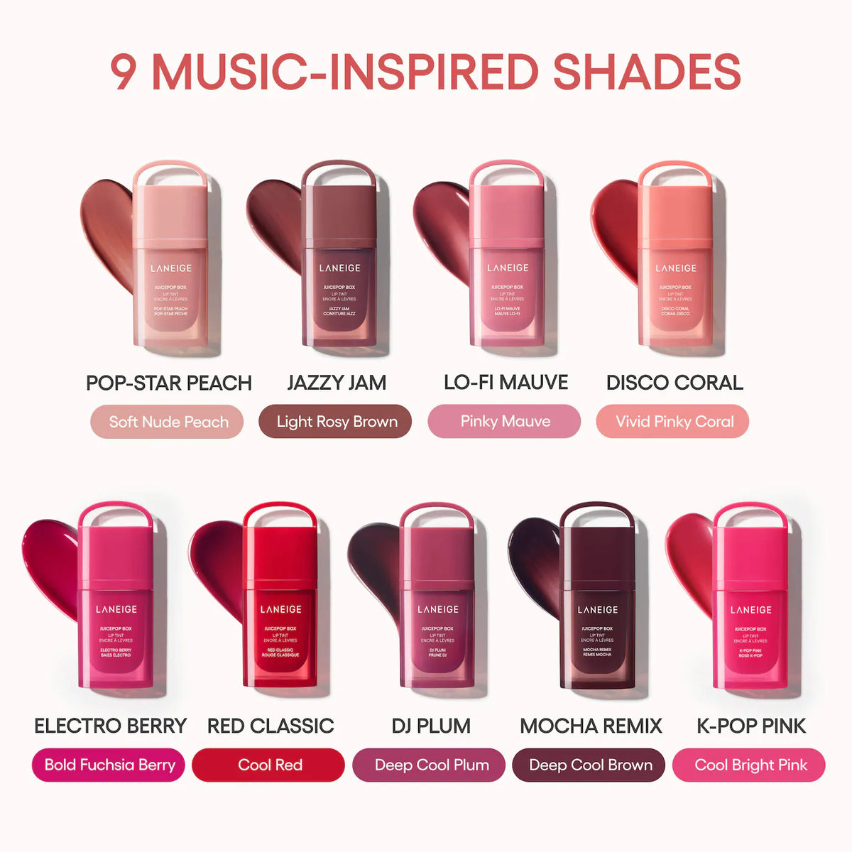 LANEIGE JuicePop Box Lip Oil Stain 12HR Hydrating Tint