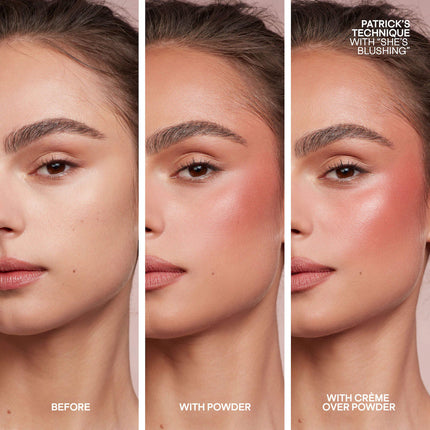 Patrick Ta Mini Major Headlines Double-Take Crème & Powder Blush Duo