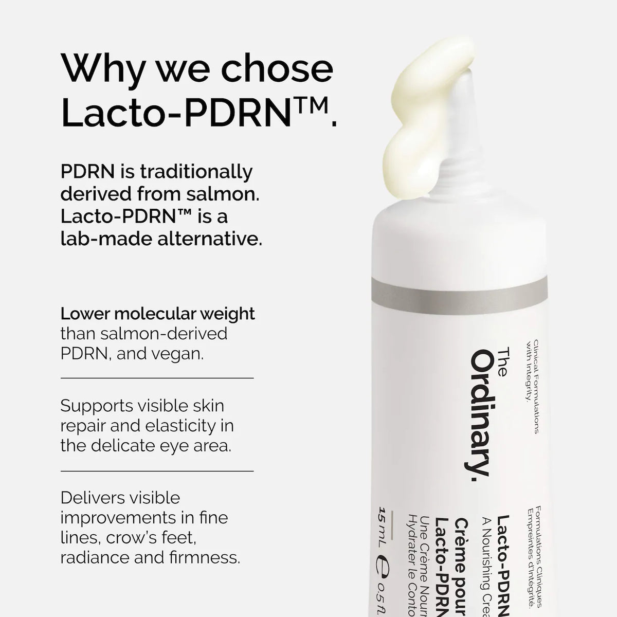 The Ordinary  Lacto-PDRN* 4% + B9 Eye Cream 15ml