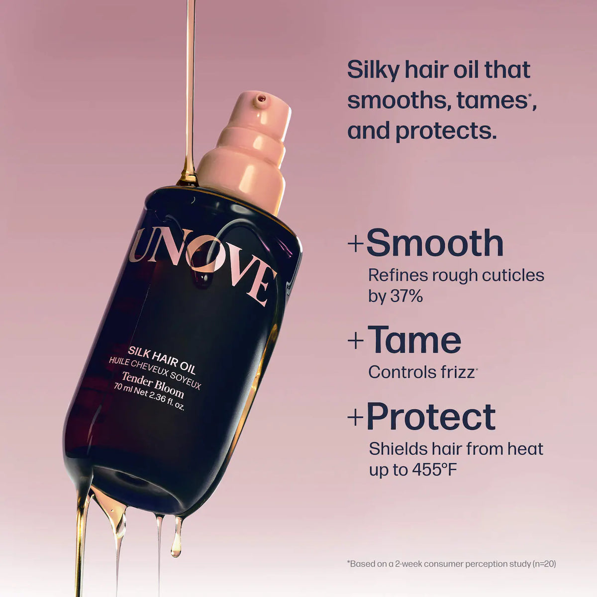 UNOVE Silk Shine Hair Oil for Damaged Hair