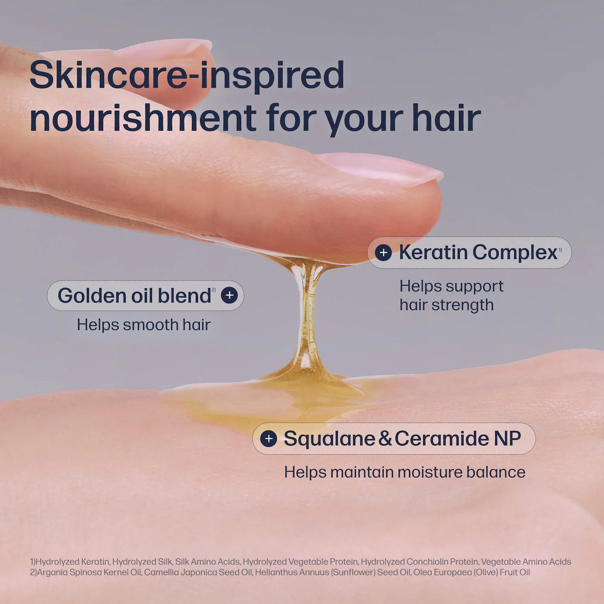 UNOVE Silk Shine Hair Oil for Damaged Hair
