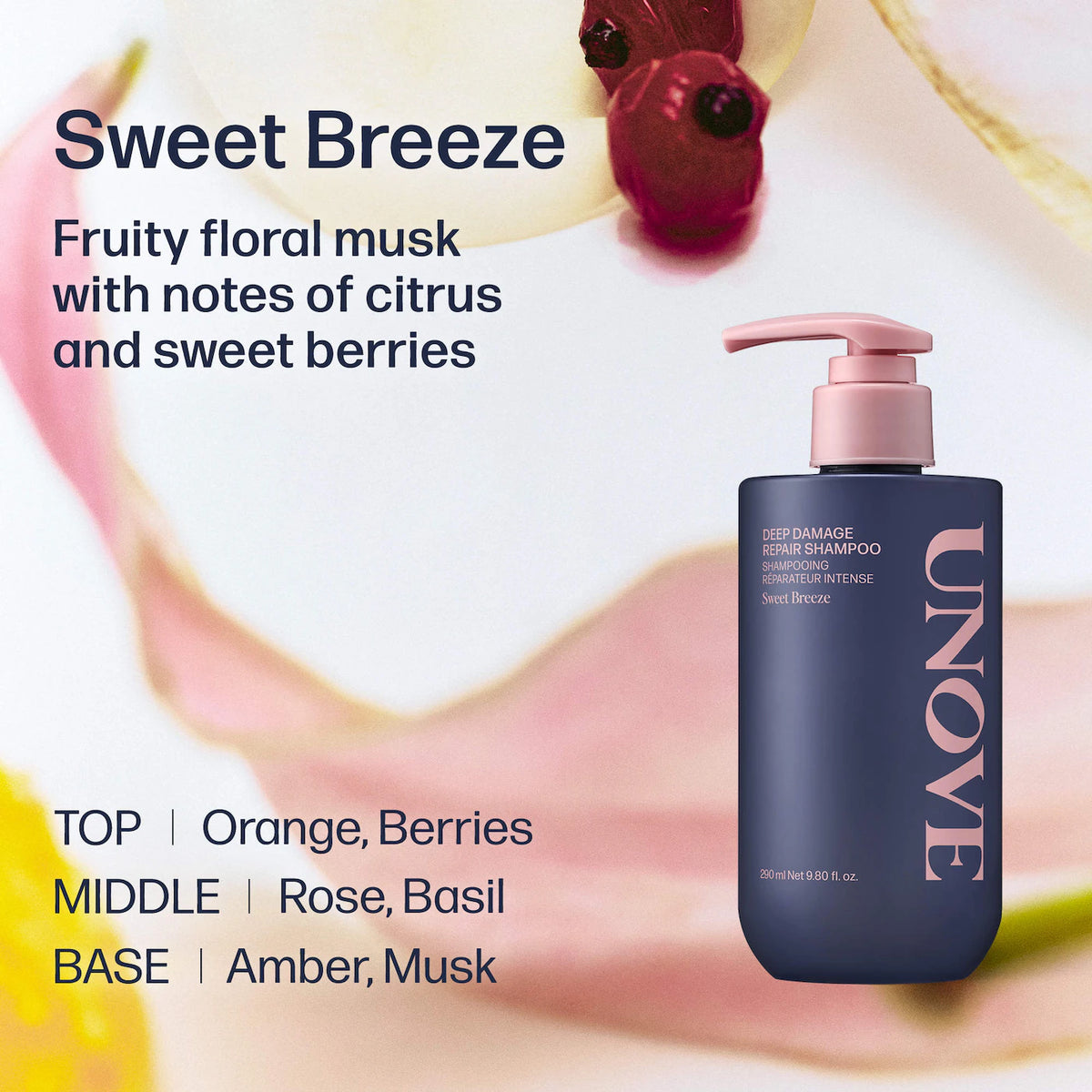 UNOVE  Deep Damage Repair Hydrating Shampoo
