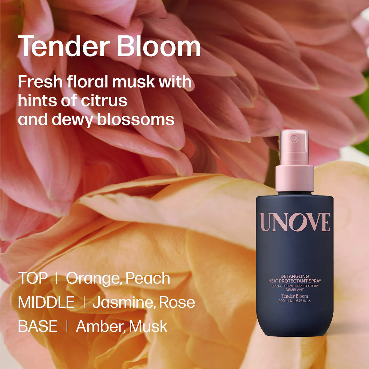 UNOVE  Detangling Heat Protectant Spray