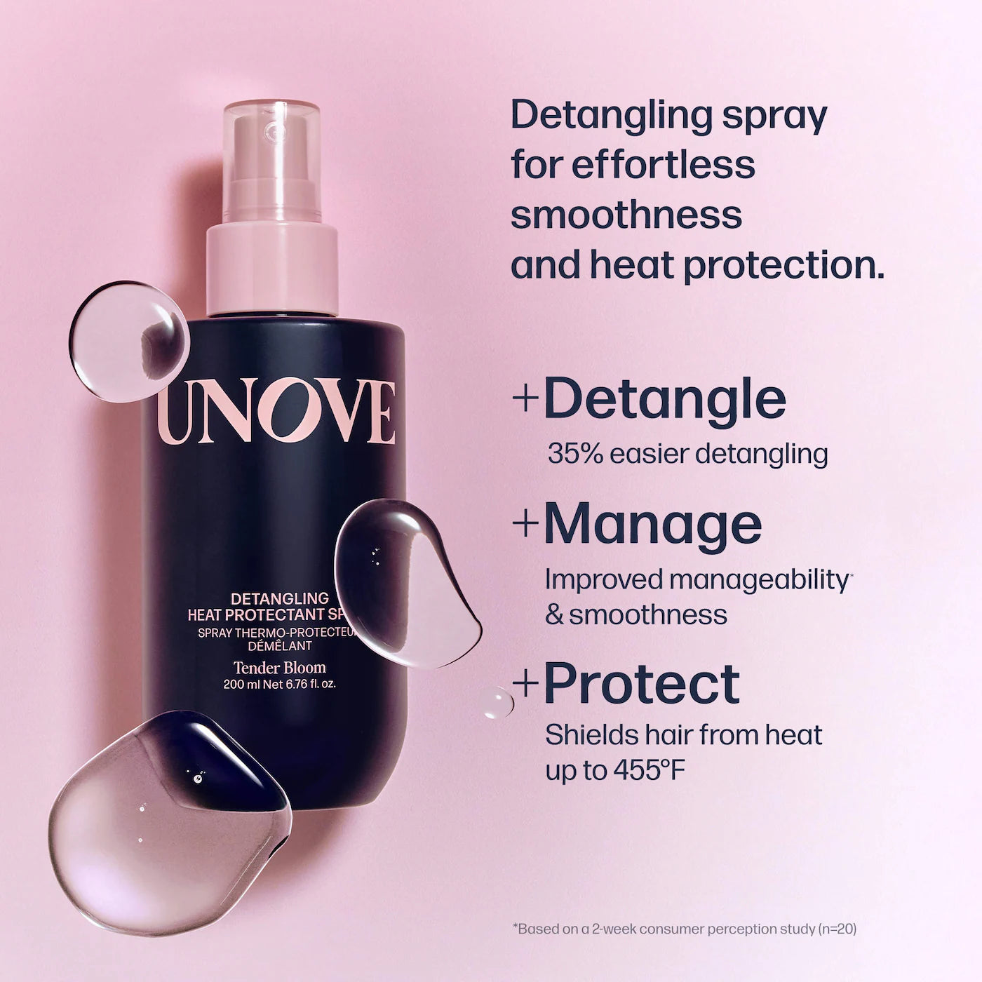 UNOVE  Detangling Heat Protectant Spray