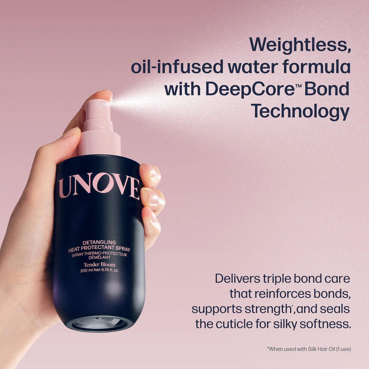 UNOVE  Detangling Heat Protectant Spray
