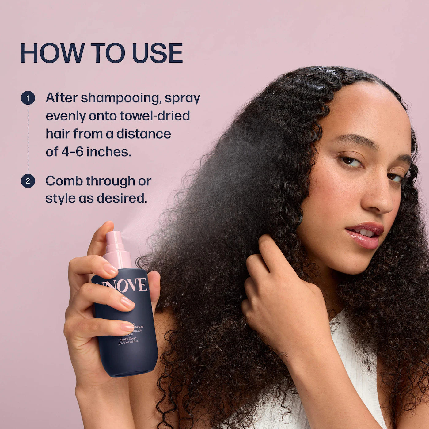 UNOVE  Detangling Heat Protectant Spray