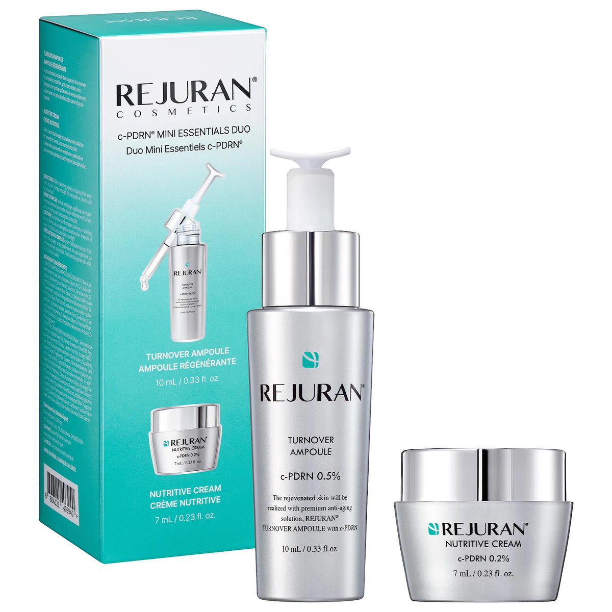 Rejuran  Kit c-PDRN® Mini Essentials Duo: Ampolla y crema hidratante 10ml +7ml