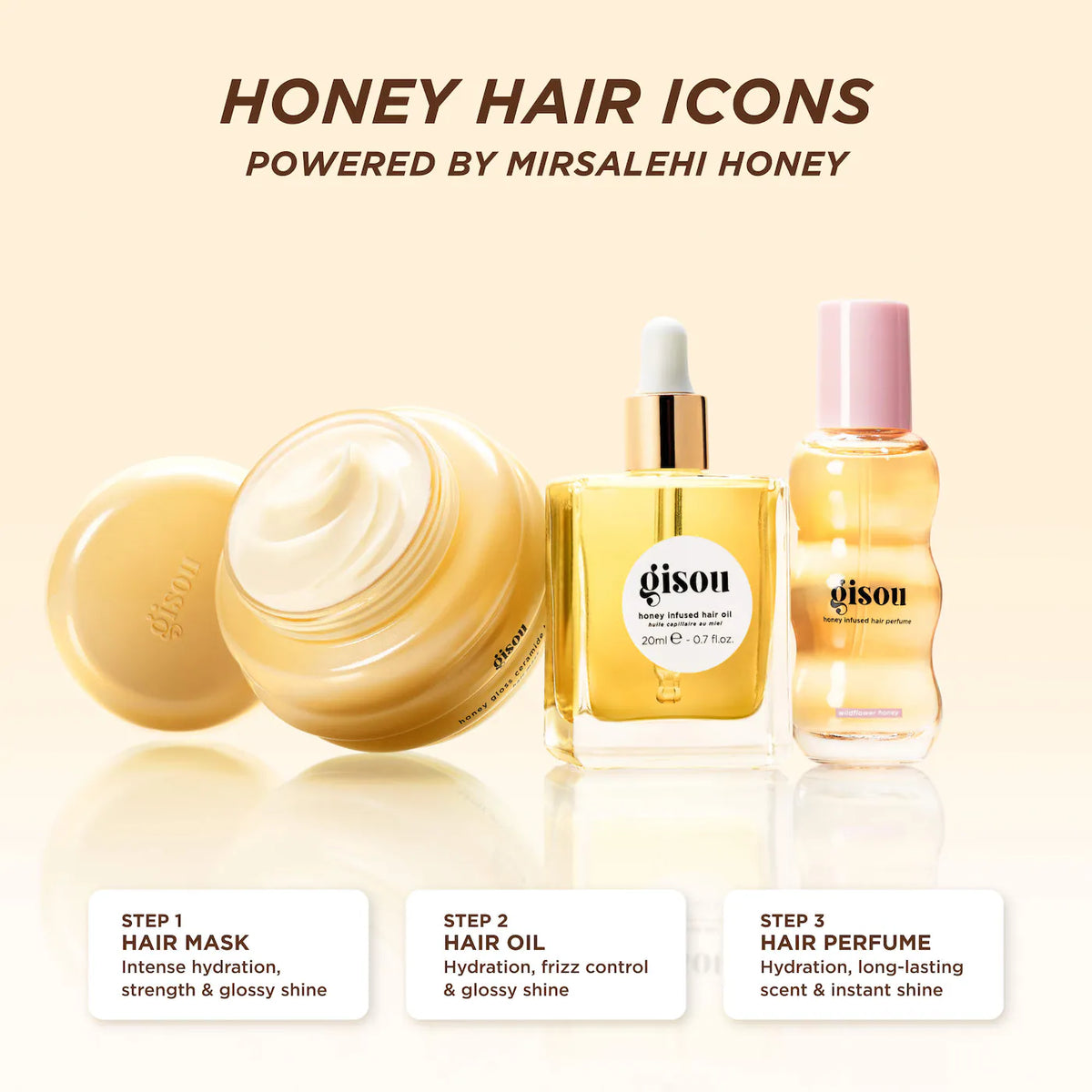 Gisou  Honey Hair Icons