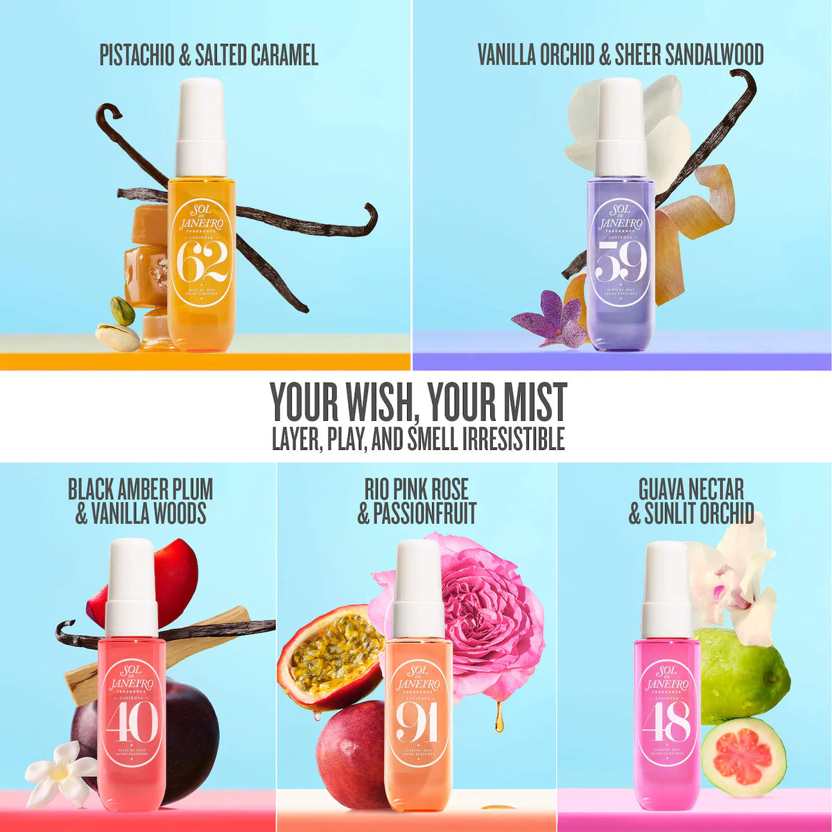 Sol de Janeiro  Spritz & Sol Cheirosa Mini Perfume Mist Gift Set