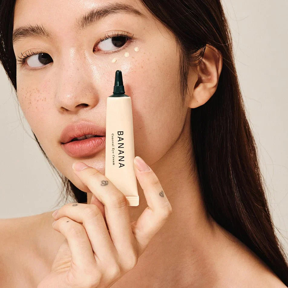 SHAISHAISHAI Banana Conceal Cream – Crema Correctora e Hidratante para Contorno de Ojos 15 g