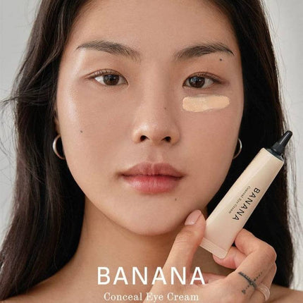SHAISHAISHAI Banana Conceal Cream – Crema Correctora e Hidratante para Contorno de Ojos 15 g
