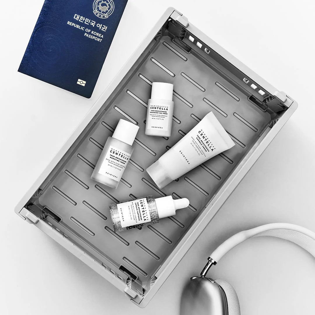 SKIN1004 Madagascar Centella Tone Brightening Travel Kit – Set Iluminador 4 Pasos