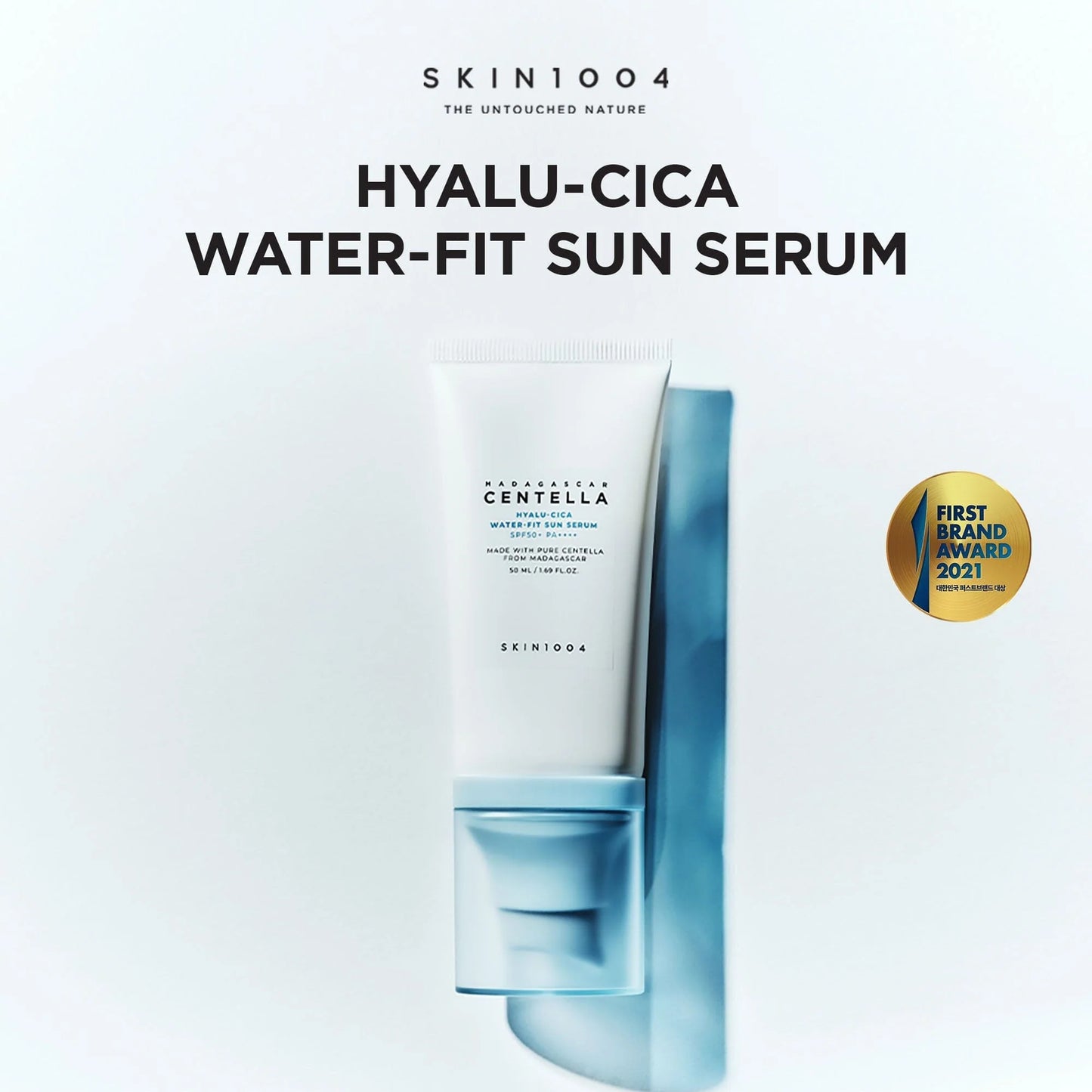 Skin1004 Hyalu-Cica Suero solar Water-Fit SPF50+ PA++++50ml