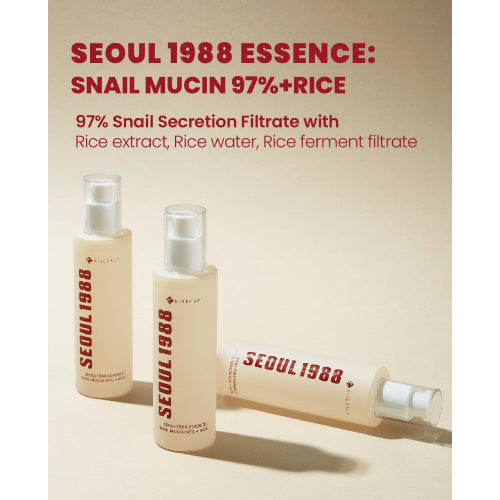 KSECRET SEOUL 1988 Essence : Snail Mucin 97% + Rice 100ml