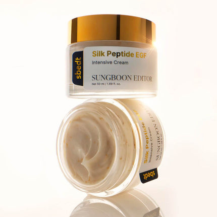 SUNGBOON EDITOR Silk Peptide EGF Intensive Cream – Crema Reafirmante con Péptidos y EGF 50 ml