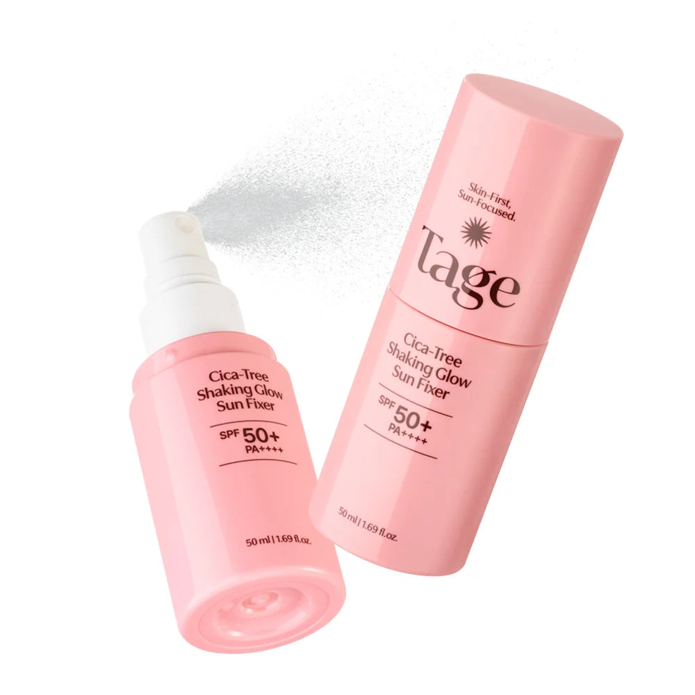 TAGE Cica-Tree Shaking Glow Sun Fixer – Bruma Fijadora con Protección Solar 50 ml